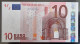 1 X 10€ Euro Draghi P017G2 X71623937666 - UNC - 10 Euro