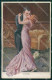 Artist Signed R. Guischaf ? Kiss Romantic Couple Serie 5653 Cartolina XP8219 - Otros & Sin Clasificación