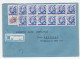 1989. YUGOSLAVIA,SLOVENIA,CELJE RECORDED COVER SENT TO BELGRADE,13100 DIN. FRANKING,INFLATION MAIL - Cartas & Documentos