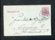 "DEUTSCHES REICH" 1903, Kartenbrief Mit Stempel "PLAUEN" Nach Leipzig (R1120) - Enveloppes