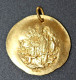 Belle Médaille Religieuse Argent 925 Doré (vermeil) "Notre-Dame De Lourdes" Religious Medal - Godsdienst & Esoterisme