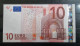 1 X 10€ Euro Trichet G017B5 X60526559999 - UNC RARE Number - 10 Euro