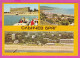 311108 / Bulgaria - Sunny Beach - Aerial View Panorama Resort , Motorboat , Hotels 1980 PC Septemvri Bulgarie - Bulgaria