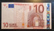 1 X 10€ Euro Trichet G017I1 X60555553535 - RARE Number 7 X 5 - 10 Euro