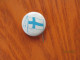 1952 HELSINKI OLYMPICS FINLAND , FINNISH FLAG BUTTON PIN BADGE - Habillement, Souvenirs & Autres