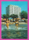 311094 / Bulgaria - Sunny Beach - Pin-Up Two Beautiful Women In Bikinis , Hotel "Globus" 1989 PC Septemvri Bulgarie  - Hotels & Restaurants