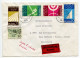 Germany, West 1969 Express / Eilzustellung Cover; Nürnberg To Bad Kleinkirchen Austria; 1972 Olympics Semi-Postal Stamps - Lettres & Documents