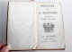 POESIES DE M. BERANGER TOME SECOND 1785 A LONDRES, LIVRE 18e CONTENANT 55 PIECES / ANCIEN LIVRE XVIIIe SIECLE (1803.132) - Auteurs Français