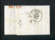 "ITALIEN" 1814, Vorphila-Transit-Brief Mit L2 "GENOVA", Transitstempel, Nach Lyon (R1126) - 1. ...-1850 Prephilately