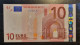 1 X 10€ Euro Draghi E009A3 X82282777778 - UNC RARE Number - 10 Euro