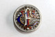 BROCHE INSIGNE TCF TOURING CLUB DE FRANCE BADGE En METAL ARGENTÉ EMAILLÉ / EPINGLE AUTOMOBILE CYCLOTOURISME (1702.15) - Brochen