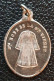 Pendentif Médaille Religieuse Argent 800 Fin XIXe "Notre-Dame De Chartres / Ste Robe De La Ste Vierge" Silver Medal - Religione & Esoterismo