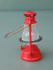 Red Railroad Lantern , Old Made In Hong Kong. Temperamatite, Pencil-sharpener, Taille Crayon, Anspitzer. Never Used. - Other & Unclassified