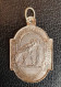 Pendentif Médaille Religieuse Fin XIXe Argent 800 "Notre-Dame De Lourdes" Religious Medal - Religione & Esoterismo