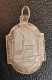 Pendentif Médaille Religieuse Fin XIXe Argent 800 "Notre-Dame De Lourdes" Religious Medal - Religione & Esoterismo