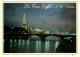 75 - Paris - Tour Eiffel - La Seine - Vue De Nuit - CPM - Voir Scans Recto-Verso - Tour Eiffel