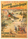 Publicite - Chemins De Fer De L'Ouest - Excursions En Normandie Et Bretagne - Art Peinture Illustration - Vintage - Repr - Publicidad