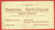 Carte De Visite Commerciale - Galeries Catholiques - Maison Frustié à Lourdes (65) - Souvenirs Religieux - Cartes De Visite