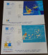 Greece 2003 Olympic Mascots Blocks Set FDC Large Envelope - FDC