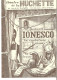 CPM - AFFICHE DU SPECTACLE IONESCO AU THEATRE DE LA HUCHETTE A PARIS JOUE DEPUIS 1957 - DEDICACEE PAR NICOLAS BATAILLE - Theatre