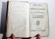 MAXIME REFLEXION MORALE DE ROCHEFOUCAULD Ed STEREOTYPE 1815 + PENSEE NICOLE 1806 / ANCIEN LIVRE XIXe SIECLE (1803.17) - 1801-1900