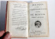 RARE OEUVRES DE F-J. DE PIERRE CARDINAL DE BERNIS Ed. STEREOTYPE 1803 TOME 1+2/2 / ANCIEN LIVRE XIXe SIECLE (1803.17') - 1801-1900