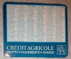 Petit Calendrier De Poche 1977 Banque Crédit Agricole - Klein Formaat: 1971-80