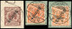 Deutsche Kolonien Samoa, 1900, 1-4, 5a/b, 6, Briefstück - Samoa