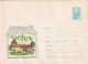 A24514 - RESTAURANT "DOINA" BEER,ALCOHOL  1970  COVER STATIONERY  Romania UNUSED - Postal Stationery