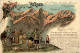 Gruss Aus Den Bergen - Carl Künzli - Litho - Greetings From...