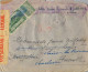 1941 REUNION , SAINT DENIS A MONTPELLIER , BANDA DE CIERRE DE LA CENSURA DE LA UNIÓN DE SUDAFRICA - Cartas & Documentos