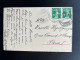 SWITZERLAND 1913 POSTCARD THUN TO PARIS 27-05-1913 ZWITSERLAND SUISSE SCHWEIZ BAHNPOST - Lettres & Documents