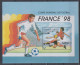 CAMBODIA 1998 FOOTBALL WORLD CUP S/SHEET AND 6 STAMPS - 1998 – Francia