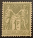 France Sage YT N° 82 Neuf *. Signé Calves. TB - 1876-1898 Sage (Type II)