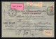 25317/ Bulletin D'expédition France Colis Postaux Fiscal Haut Rhin Mulhouse P Roanne Loire 1927 Merson 123 207 Fiscal  - Brieven & Documenten