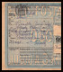 25312/ Bulletin D'expédition France Colis Postaux Bas-Rhin Strasbourg 1923 N° 23 BLOC 4 Non Dentelé (imperforate) - Lettres & Documents