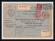 25266/ Bulletin D'expédition France Colis Postaux Fiscal Bas-Rhin Strasbourg 3 Pour Bourg-de-Péage Drome 1927 Merson 123 - Briefe U. Dokumente