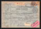 25228/ Bulletin D'expédition France Colis Postaux Fiscal Strasbourg 4 Pour Cannes 1927 Merson N°245 Valeur Déclarée - Covers & Documents