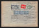 25223 Bulletin D'expédition France Colis Postaux 1927 Fiscal Strasbourg Neudorf Fontainebleau Merson 123 Valeur Déclarée - Cartas & Documentos