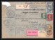 25211/ Bulletin D'expédition France Colis Postaux Fiscal Bas-Rhin Strasbourg 1927 Pour Vesoul Haute-Saône Merson N°123  - Cartas & Documentos