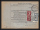 25207/ Bulletin D'expédition France Colis Postaux Fiscal Bas-Rhin 1927 Strasbourg 4 Pour Lyon Rhone Domicile Merson 123 - Storia Postale