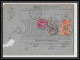 25081 PROMO Bulletin D'expédition France Colis Postaux Fiscal Haut Rhin 1927 Strasbourg Merson 145+206 - Cartas & Documentos