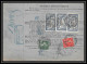 25069 Bulletin D'expédition France Colis Postaux Fiscal Haut Rhin - 1927 Mulhouse Merson 123 X 3 Valeur Déclarée - Lettres & Documents