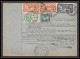 25060 Bulletin D'expédition France Colis Postaux Fiscal Haut Rhin 1927 Schiltigheim Merson 123+145 Valeur Déclarée - Storia Postale