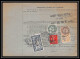 25052 Bulletin D'expédition France Colis Postaux Fiscal Haut Rhin - 1927 Mulhouse Semeuse Merson 123 Alsace-Lorraine  - Cartas & Documentos