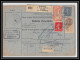 25046 Bulletin D'expédition France Colis Postaux Fiscal Haut Rhin 1927 Strasbourg Semeuse + Merson 145 Alsace-Lorraine  - Storia Postale