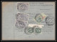 25034 Bulletin D'expédition France Colis Postaux Fiscal Haut Rhin - 1927 Strasbourg Merson 206 X 3 Valeur Déclarée - Briefe U. Dokumente