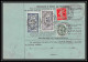 25023 Bulletin D'expédition France Colis Postaux Fiscal Haut Rhin - 1927 Mulhouse Merson 123+145 GARE - Covers & Documents