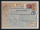 25003 Bulletin D'expédition France Colis Postaux Fiscal Haut Rhin Strasbourg 1927 Semeuse Merson 206 EN GARE - Cartas & Documentos