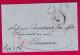 STRASBOURG BAS RHIN CAHET ROUGE F DE FRANCHISE TAXE TAMPON 25C + 20 ALLEMANDE POUR BEAUNE COTE D'OR 17.11.1871 LETTRE - Krieg 1870